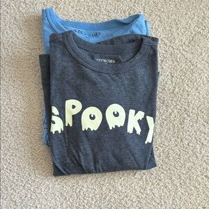 Crewcuts Halloween Graphic Long Sleeve Tees